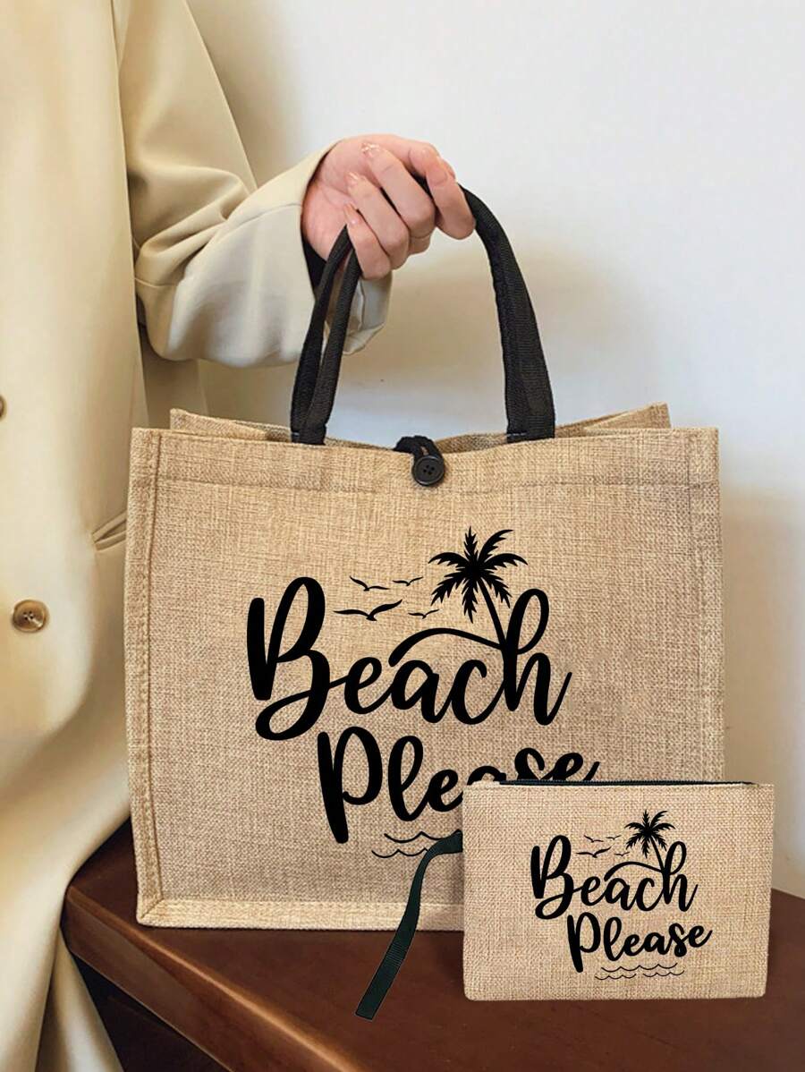 Compre 1 Leve 2 - Bolsa Beach Please (Praia Por Favor)