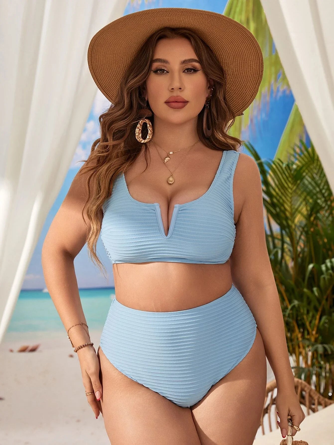 Biquíni Aurora Boreal Plus Size