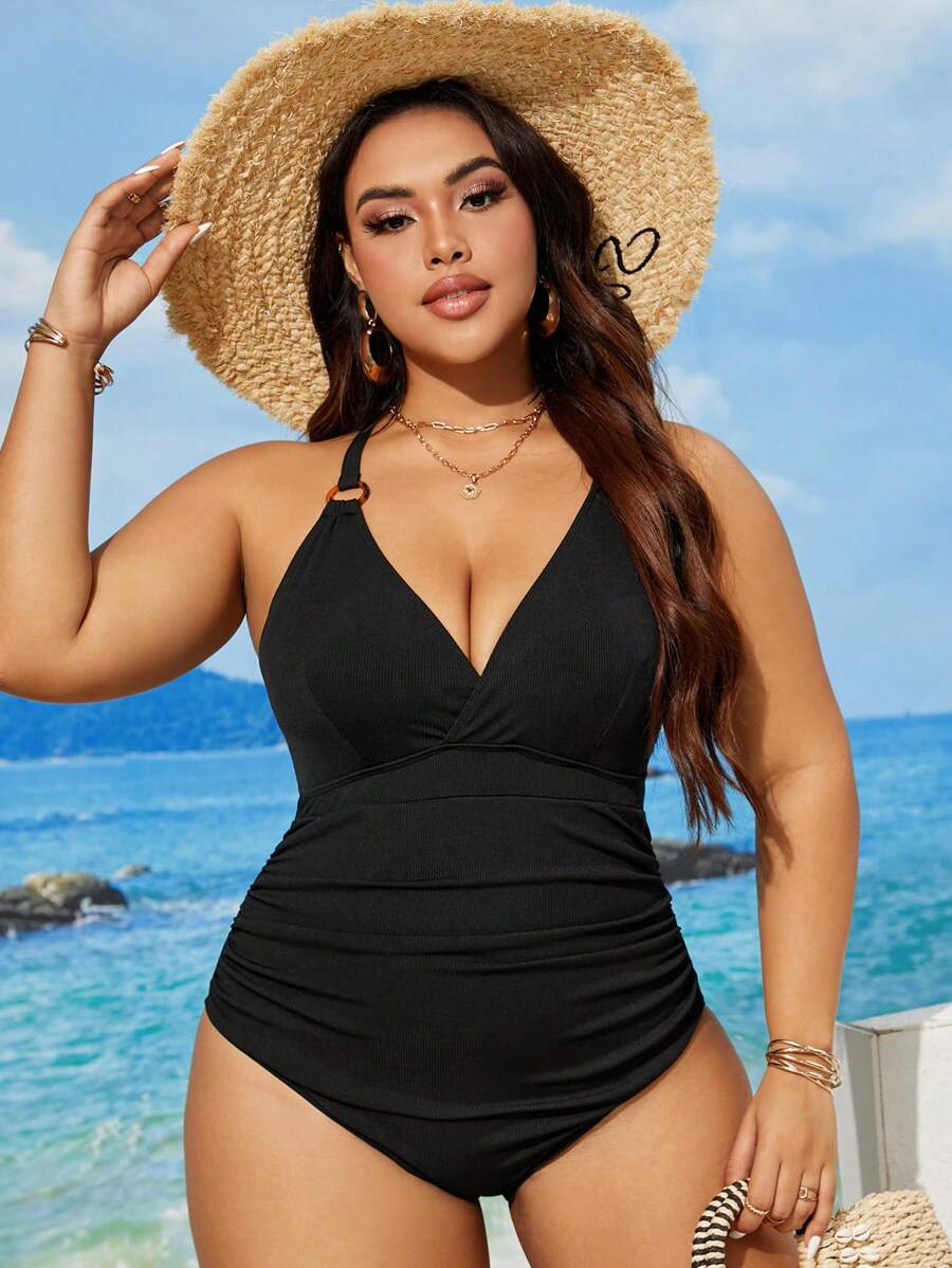 Maiô Maré Alta Plus Size