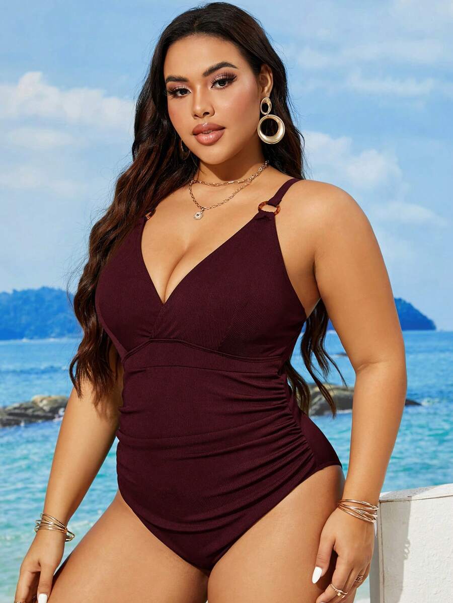 Maiô Maré Alta Plus Size