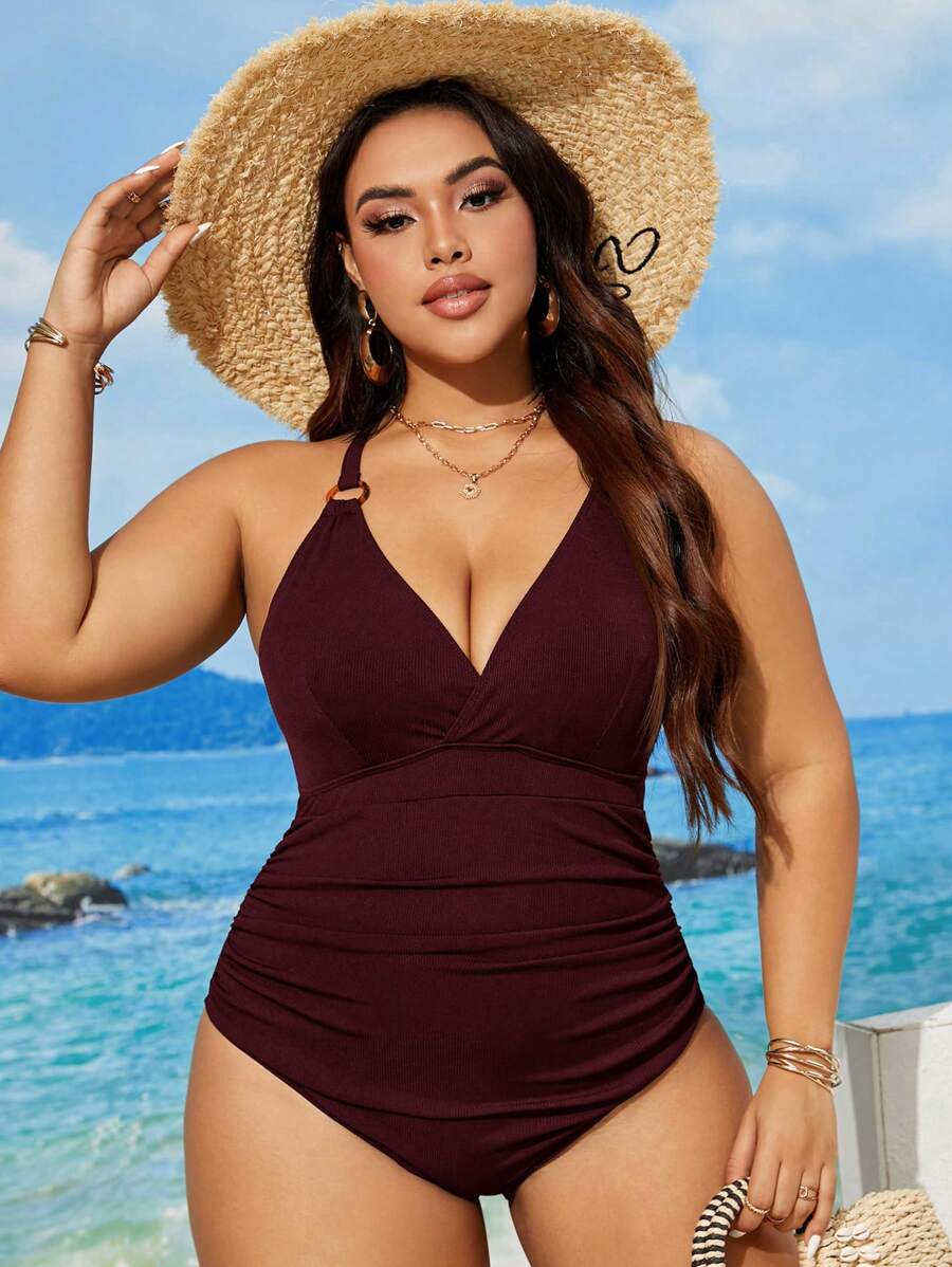Maiô Maré Alta Plus Size