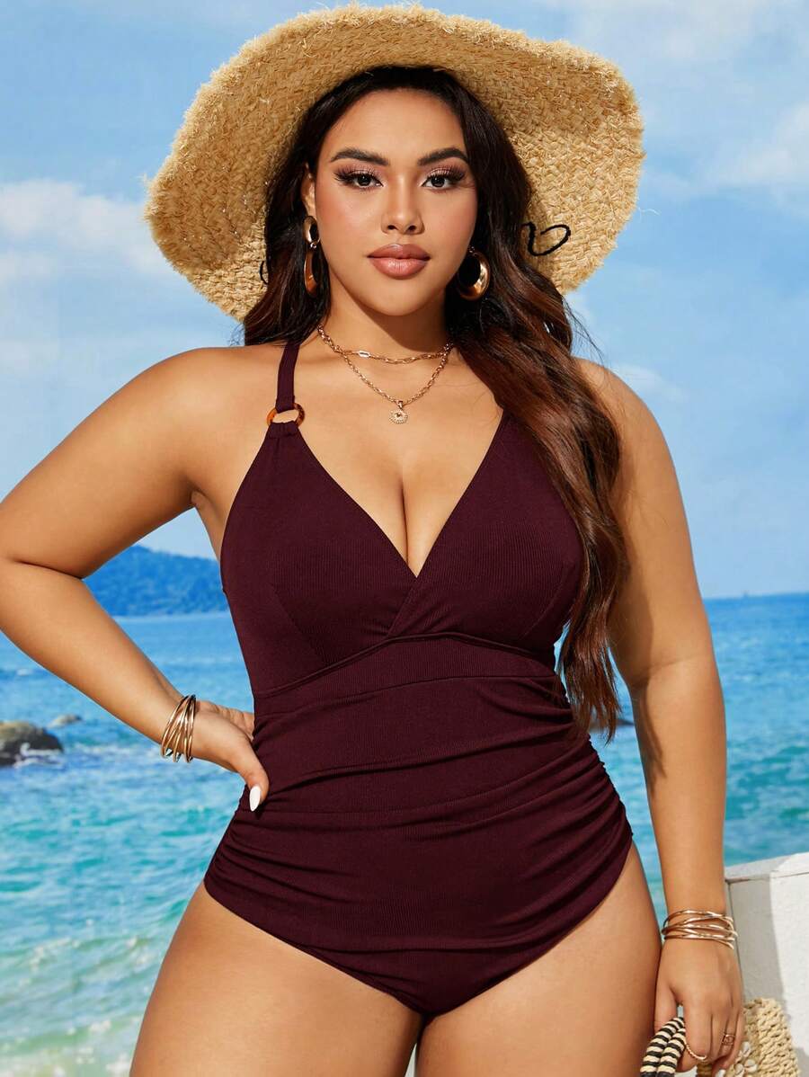 Maiô Maré Alta Plus Size