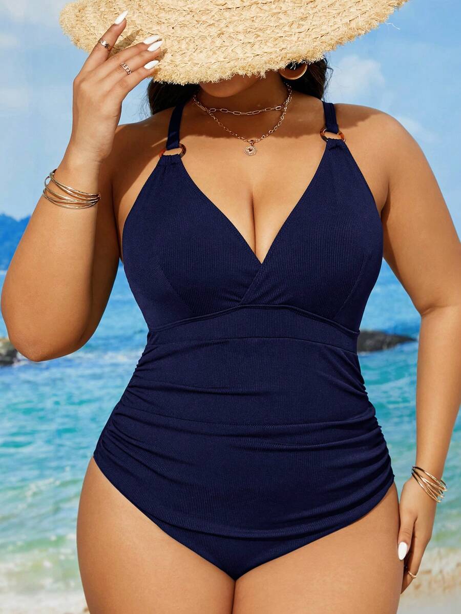 Maiô Maré Alta Plus Size