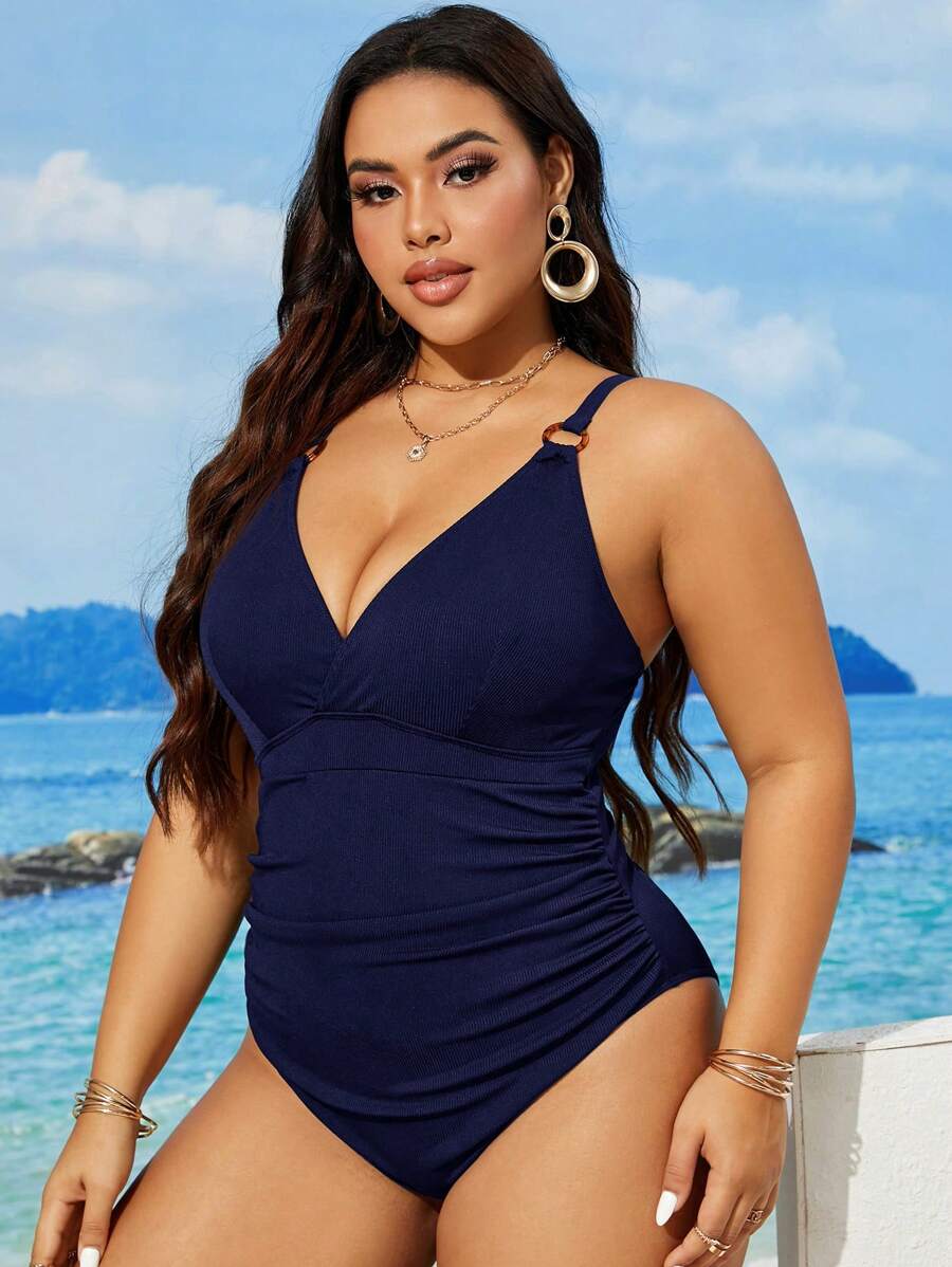 Maiô Maré Alta Plus Size