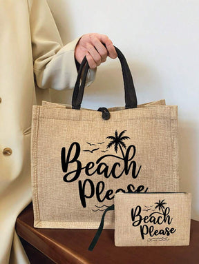 Compre 1 Leve 2 - Bolsa Beach Please (Praia Por Favor)