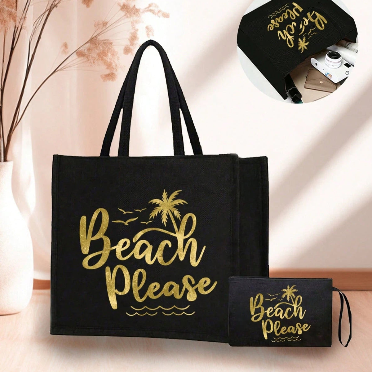 Compre 1 Leve 2 - Bolsa Beach Please (Praia Por Favor)