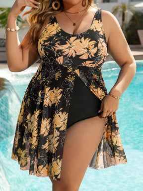 Maiô Flores do Mar Plus Size