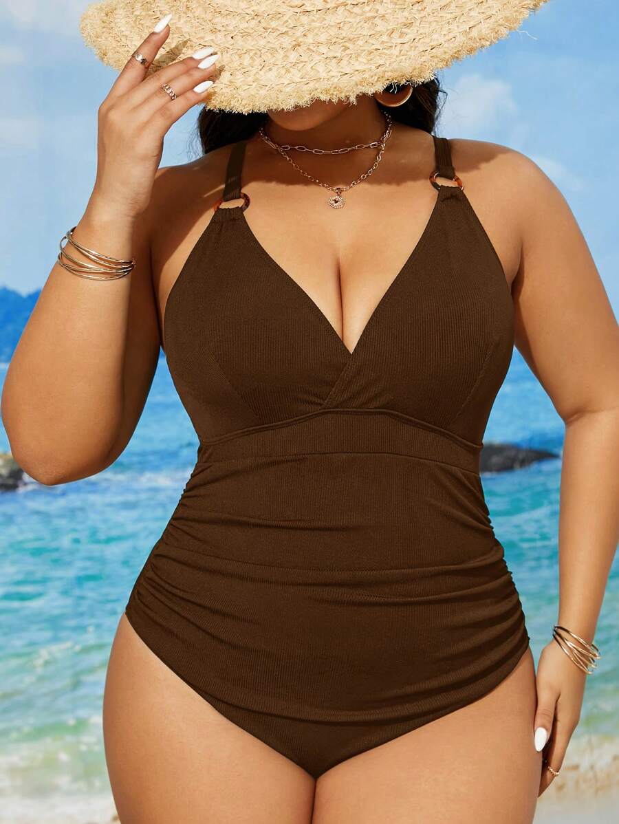 Maiô Maré Alta Plus Size