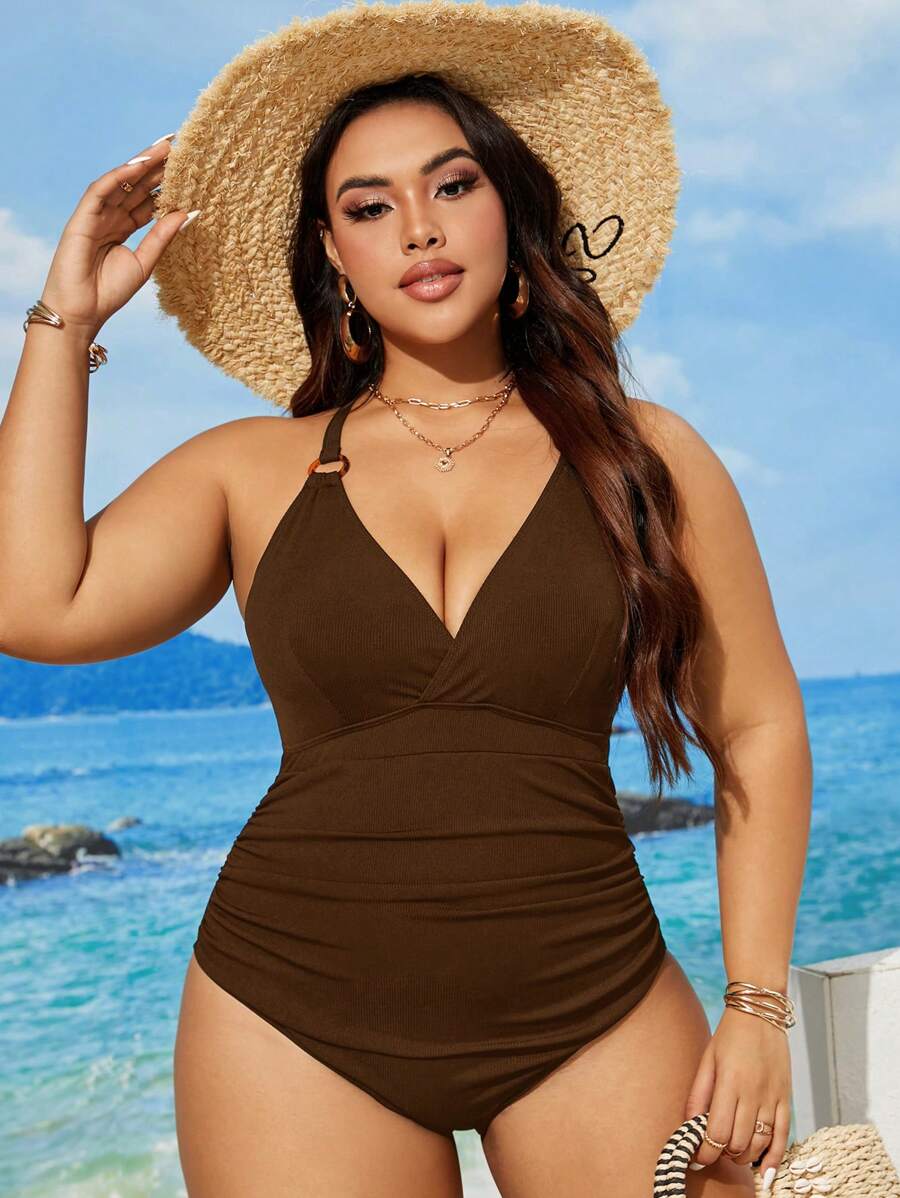 Maiô Maré Alta Plus Size
