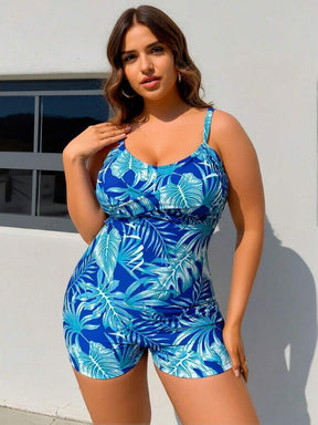 Maiô Maré de Flores Plus Size